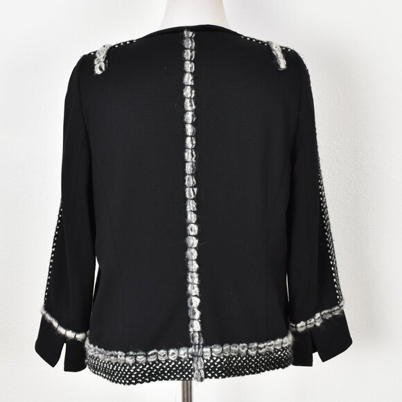 Escada Jersey Jacket Blazer Black - 44 - Picture 5 of 12
